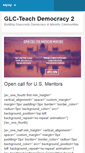 Mobile Screenshot of glc-teachdemocracy2.org